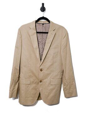 J. Crew Size 38R Ludlow Cotton Tan Blazer